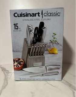 Cuisinart Classic Stainless Steel 15pc Block Set