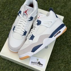 Jordan Retro 4 SB Navy Sizes 9 9.5 10 10.5 11 11.5 12 13