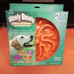 Slow Eating Dog Bowl_10" Diameter__NEW_$8