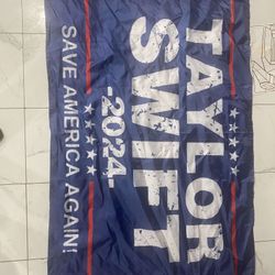 Taylor Swift Flag 3x5 foot Blue 2024 Save America Again