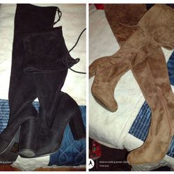 Thigh High Suede Boots