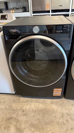 Whirlpool 5 Cu. Ft. Volcano Black Front Load Washer