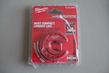 Milwaukee 1/2” tube cutter - PRICE FIRM