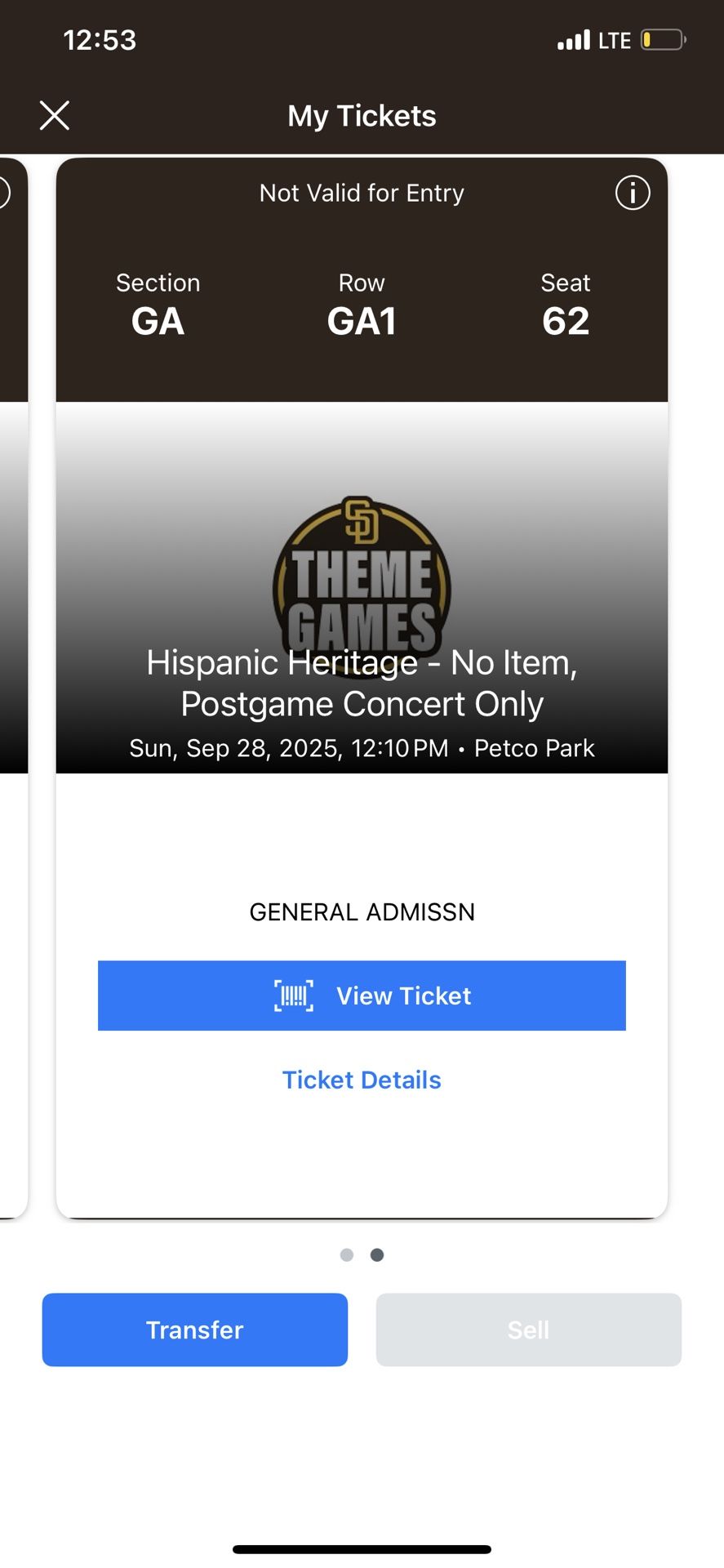 Tucanes Concert Tickets Only 9/28