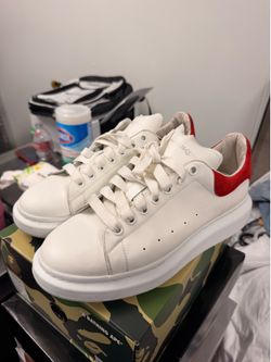 Men’s Size 43 Red/White Alexander McQueens