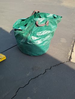 Tote Bag Heavy Duty Green With Two Handles