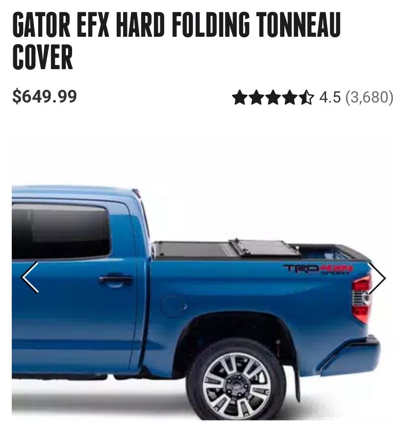 HARD FOLDING TONNEAU COVER TOYOTA TÚNDRA 2017