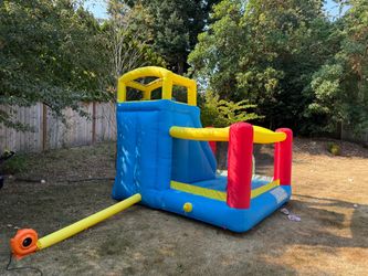 Inflatable Bounce House with Slide and Blower