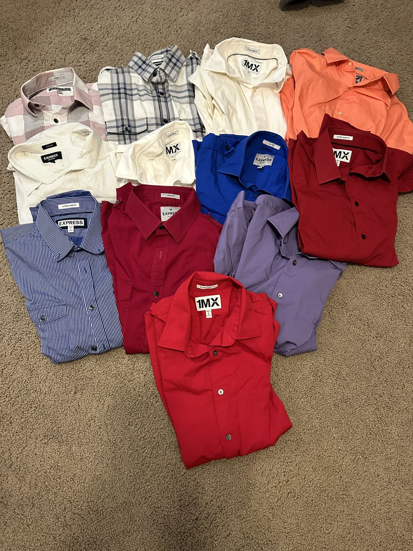 Men’s Dress Shirts M And Dress Pants 32x30