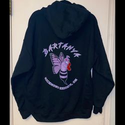Black Vintage Richmond Highschool Hoodie Size XL