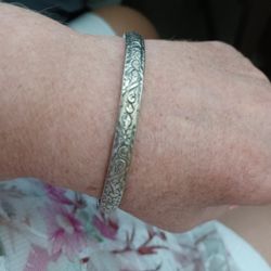Sterling Silver Bangle Bracelet 