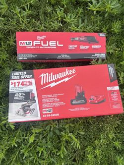 Milwaukee M12 Fuel high speed 3/8 inch ratchet with 5ah HO battery with charger combo. BRAND NEW
