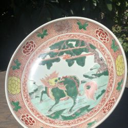 Antique Chinese Plate Ming/Qing Dynasties 