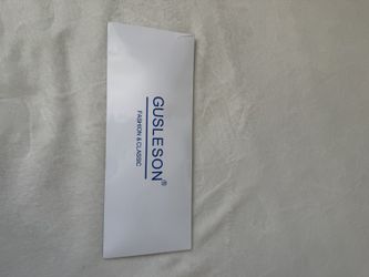 GUSLESON Men's Satin Necktie Olive Green - New