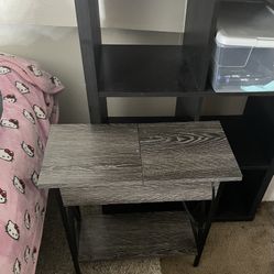 Side Table With Charger