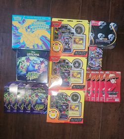 Pokemon TCG + One Piece TCG OP-13, + Disney Lorcana TCG