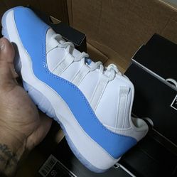 🔥JORDAN RETRO 11'S LOW "UNIVERSITY BLUE" GRADE SCHOOL SIZE 5Y/6.5Y/7Y AVAILABLE ONLY. ALL NEW W/BOX,💲145 EACH TAKES THEM🔥 ❗️EARLY RELEASE❗️4/18