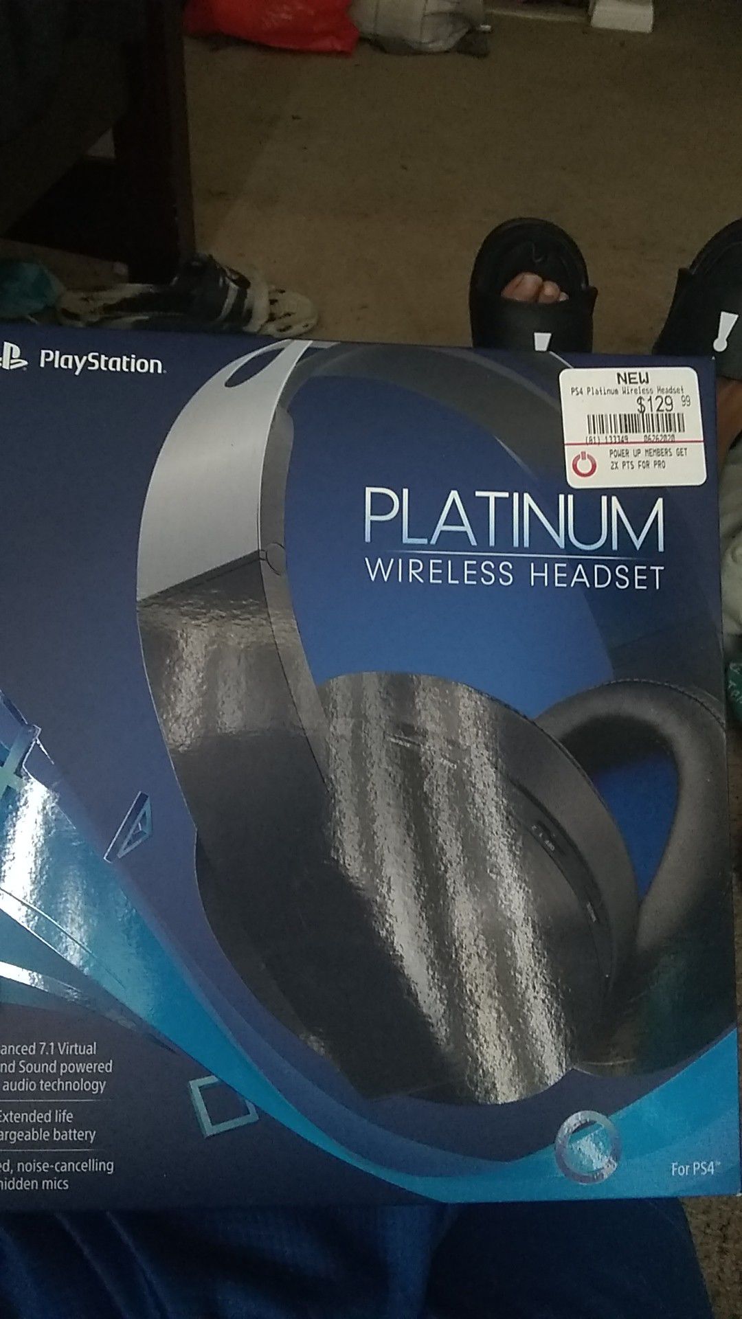 Platinum wireless headset ps4