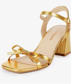 High heeled shoes