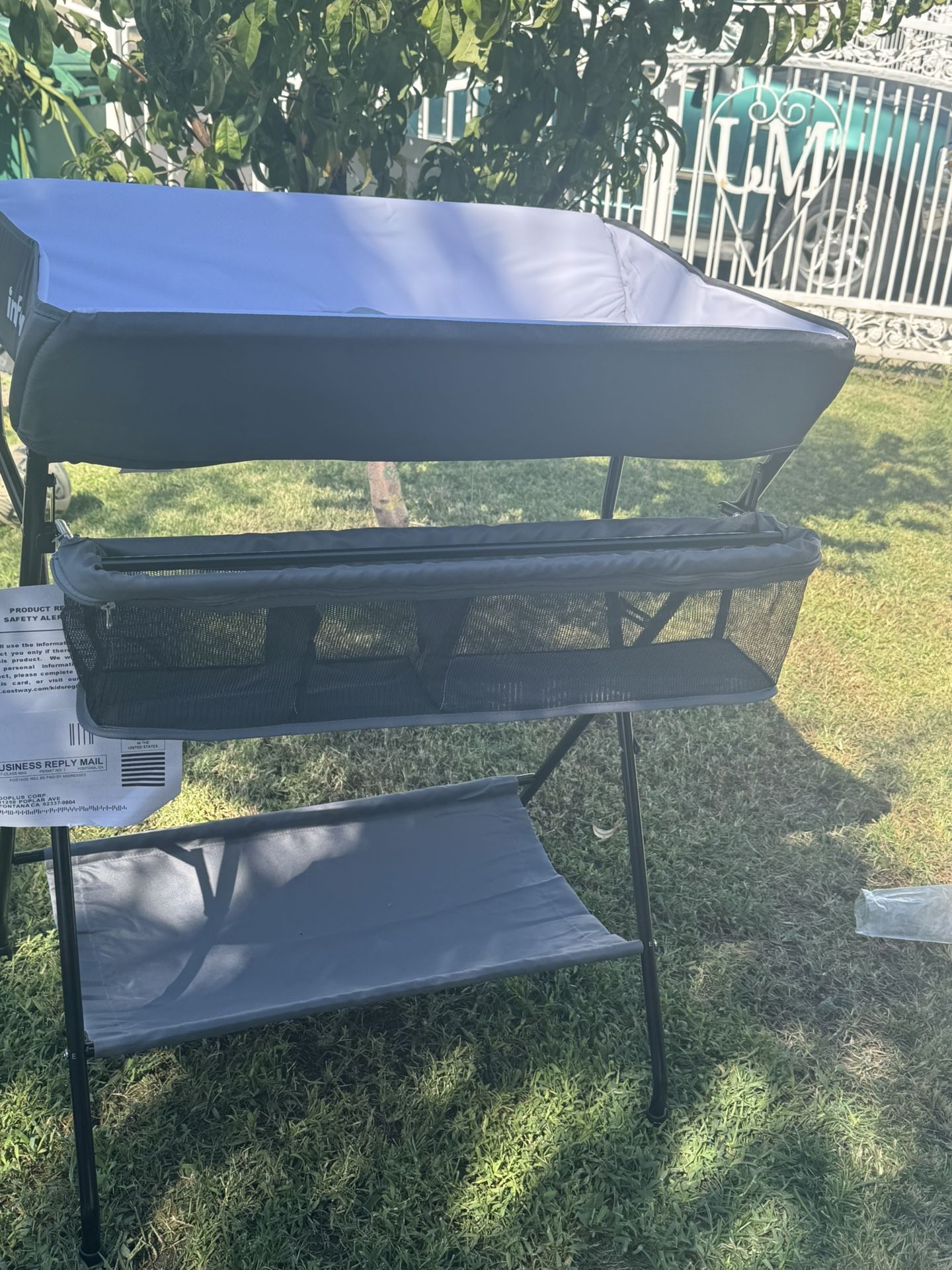 Infant changing table with Diaper/bottle compartment ( 2 available)