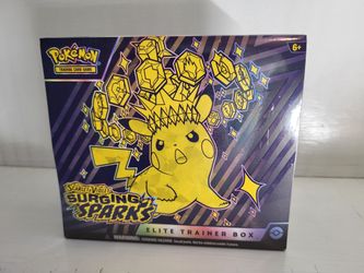 Pokemon TCG, Surging Sparks Elite Trainer Box (ETB), Scarlet & Violet, New/ Factory Sealed