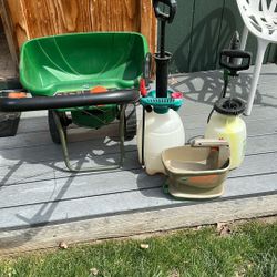 Scott’s Spreader’s and weed Control Bottles