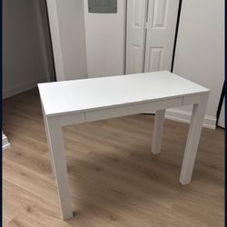 White desk