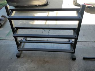 Heavy Duty X-Mark 3 tier dumbbell rack. XM3107