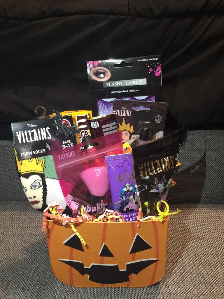 Villains Halloween Spooky Boo Basket