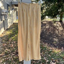AC Angel's Collection Tartan Leg Pants