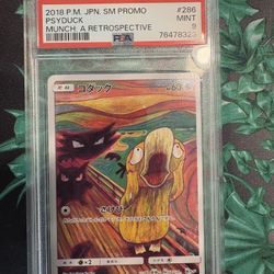 Pokémon Psyduck - 2018 Scream Japanese Munch Promo 286/SM-P - PSA 9 Mint - Pokémon 
