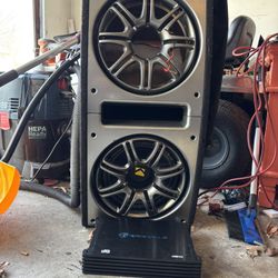 Car Subwoofer, Box, Amp