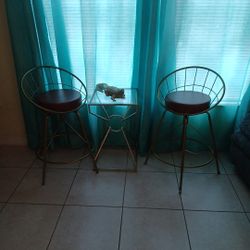 Chairs And Glass Table