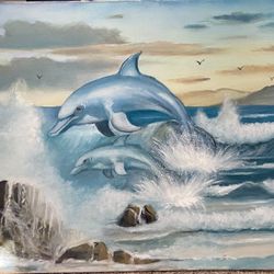 Dolphin painting!