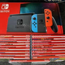 Nintendo Switch With 19 Games 