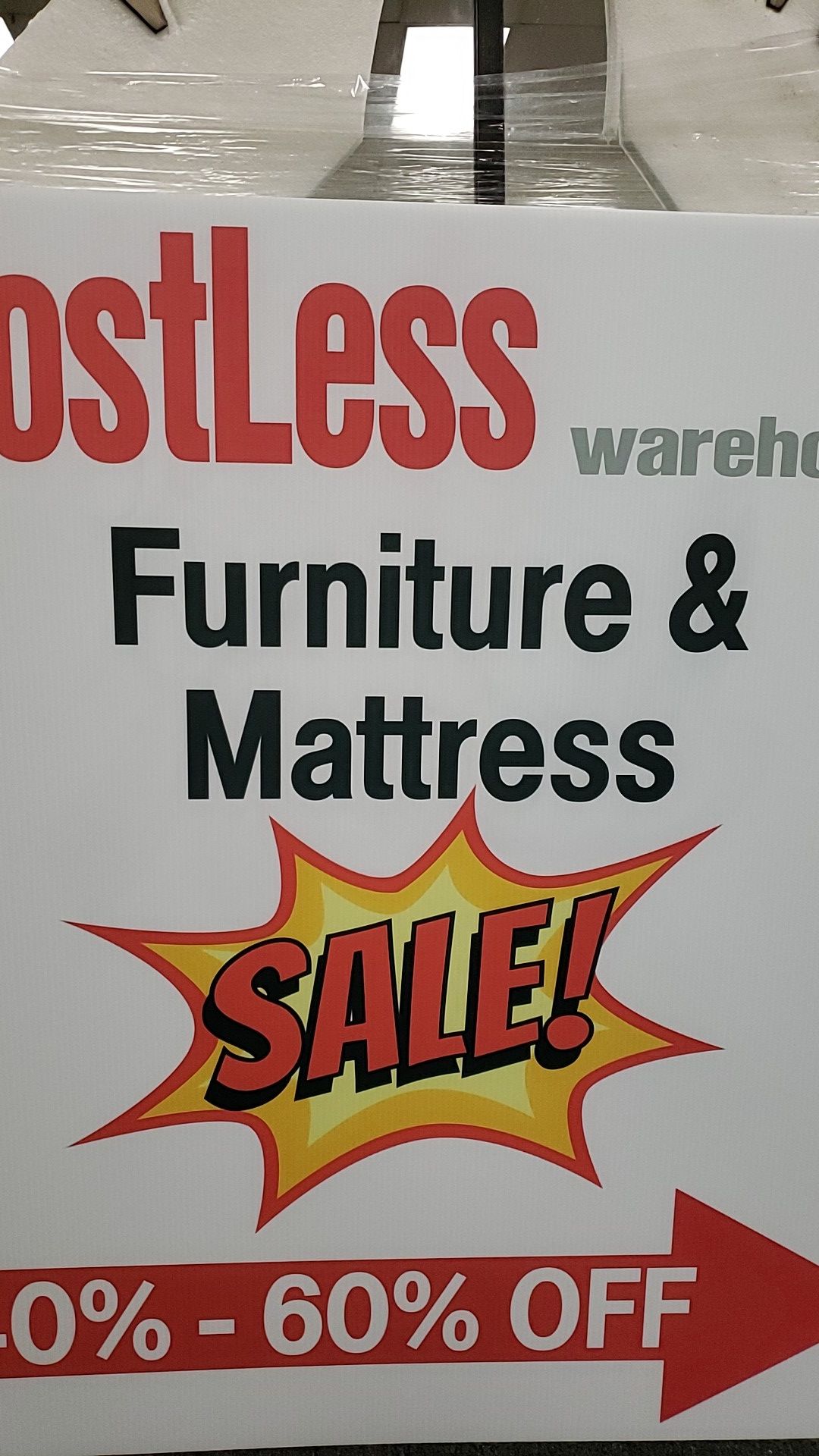 Furniture sale