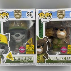 Funko Fundays Flocked Bears Wolves