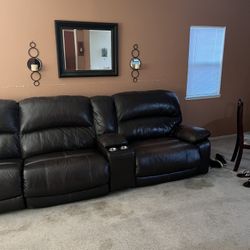 Chocolate Brown Couch