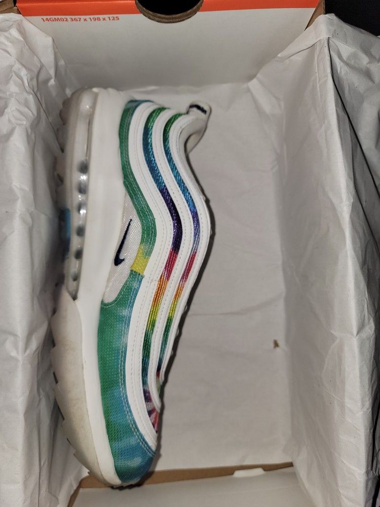 Nike Air Max 97 Golf NRG 'Tie-Dye' 2020 CK1219-100 Men Size 10.5