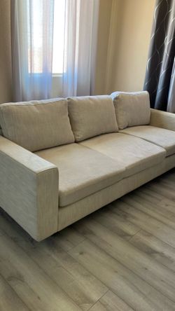 Couch, cream color high quality couch