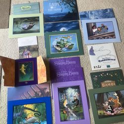 An Assortment Of Disney Lithographs