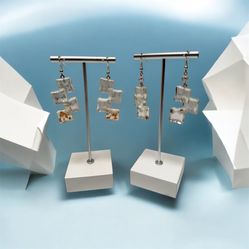 Resin Ice Cube Earrings 