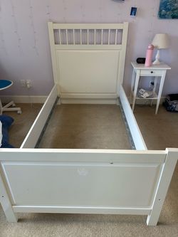 Twin Bed Frame with Slats