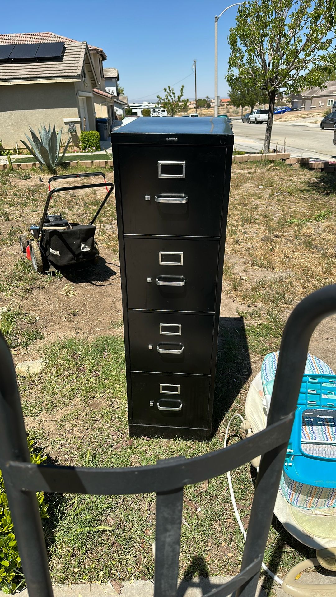 Black Filing Cabinet