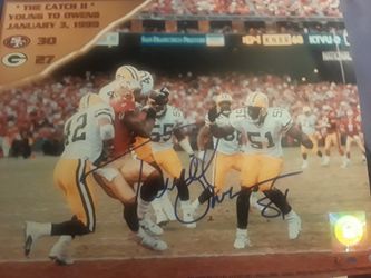 49ER  TERRELL OWENS  8X10 PERSONALLY AUTOGRAPHED 