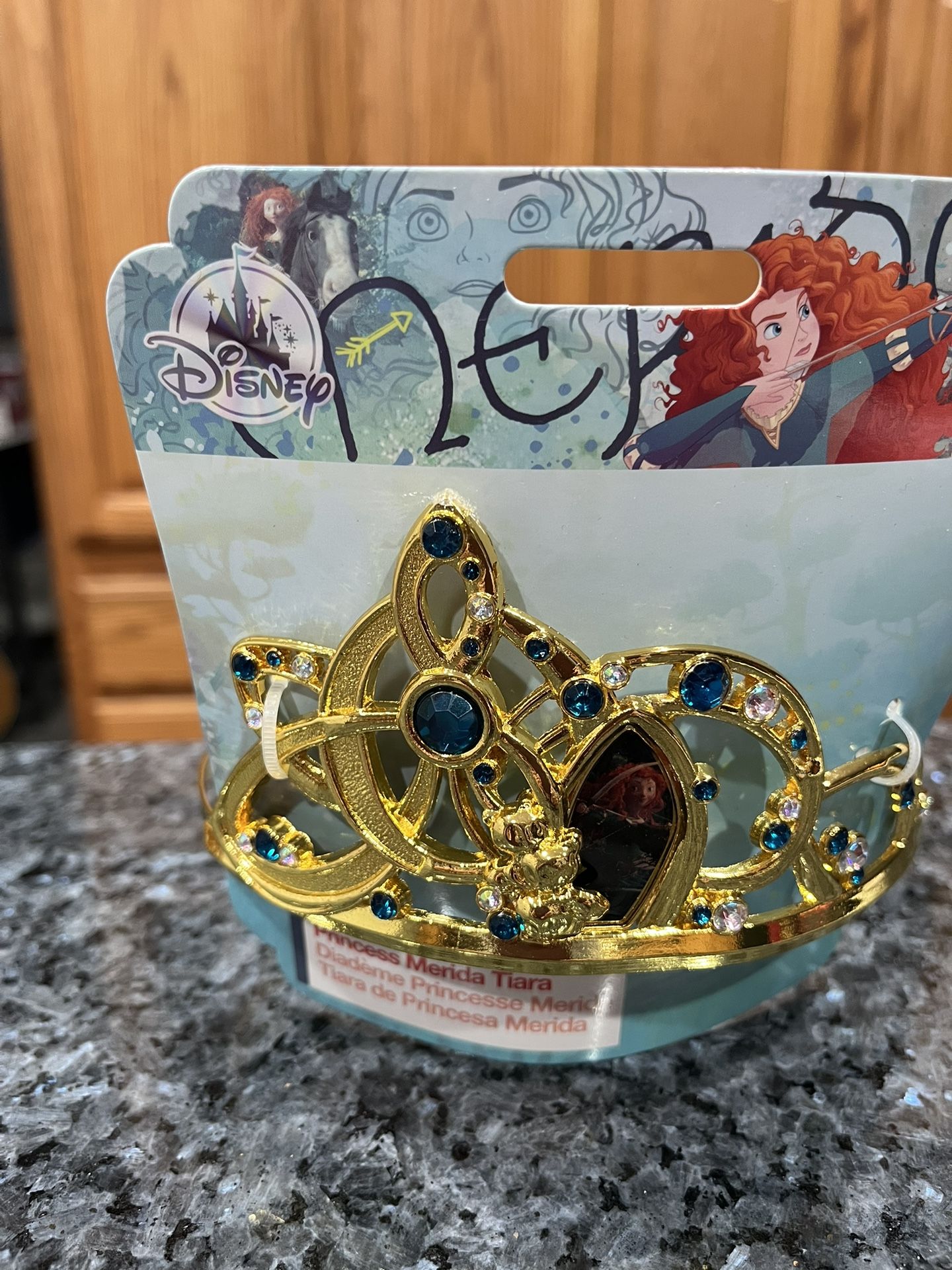 Disney Princess Merida Brave Tiara Metal Headband Gems Play Crown ...