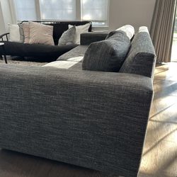 West Elm brand Gray Sofa/Couch