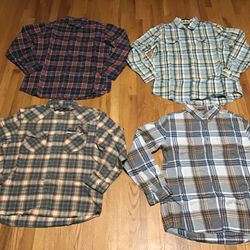 Men’s Long Sleeve  3 Eddie Bauer TXL and 1 Pendleton X-Large All $35 Execellet Condition 