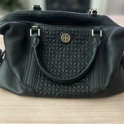 Black Tory Burch Handle Bag!