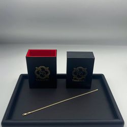 14k yellow gold cuban link 8.25” bracelet 3.50 mm 8.2 grams